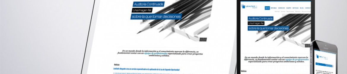 Página de Inicio de "El Rock se cuela en la Escuela"Página de Inicio de "Lealtadis Abogados"