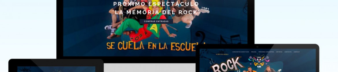 Página de Inicio de "El Rock se cuela en la Escuela"