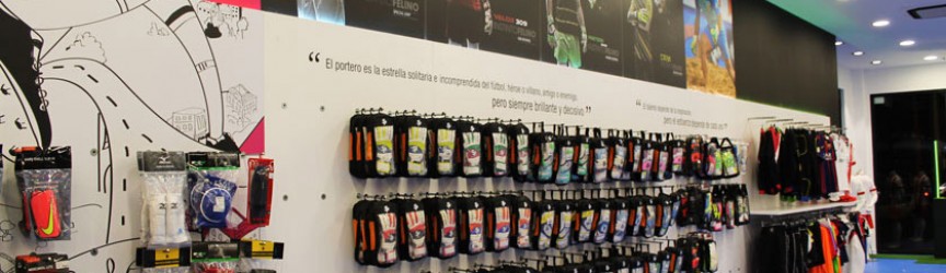 Vinilos decorativos en todas las secciones de la tienda Soloporteros