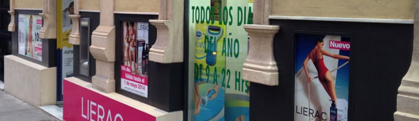 Rotulación de vinilos promocionales en fachada