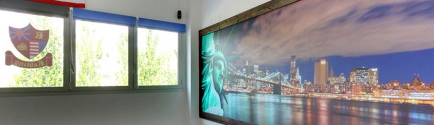 Vinilos temáticos en las aulas