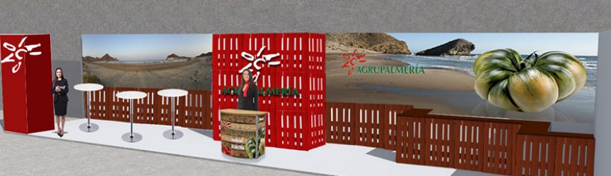 Stand Agrupalmeria para feria Agrícola Expolevante Níjar 2016