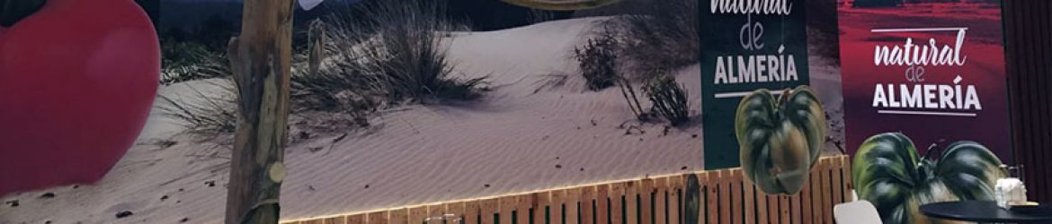 Stand Agrupalmeria para feria Agrícola Expolevante Níjar 2016