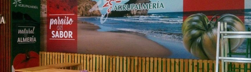 Stand Agrupalmeria para feria Agrícola Expolevante Níjar 2016
