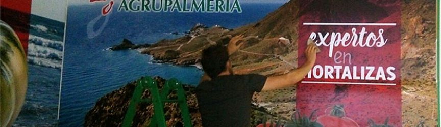 Stand Agrupalmeria para feria Agrícola Expolevante Níjar 2016