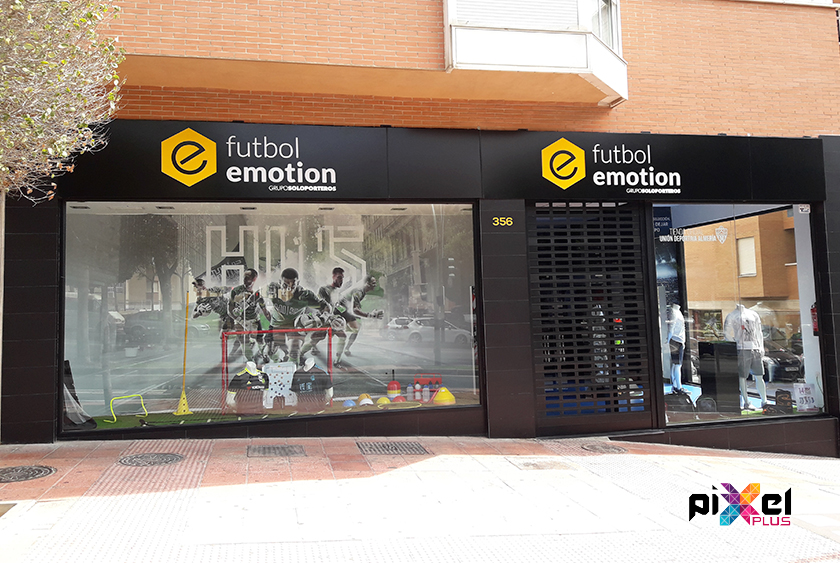 Portfolio de "Fútbol Emotion, Montaje y Rotulación por Pixel Plus Estudio Gráfico"