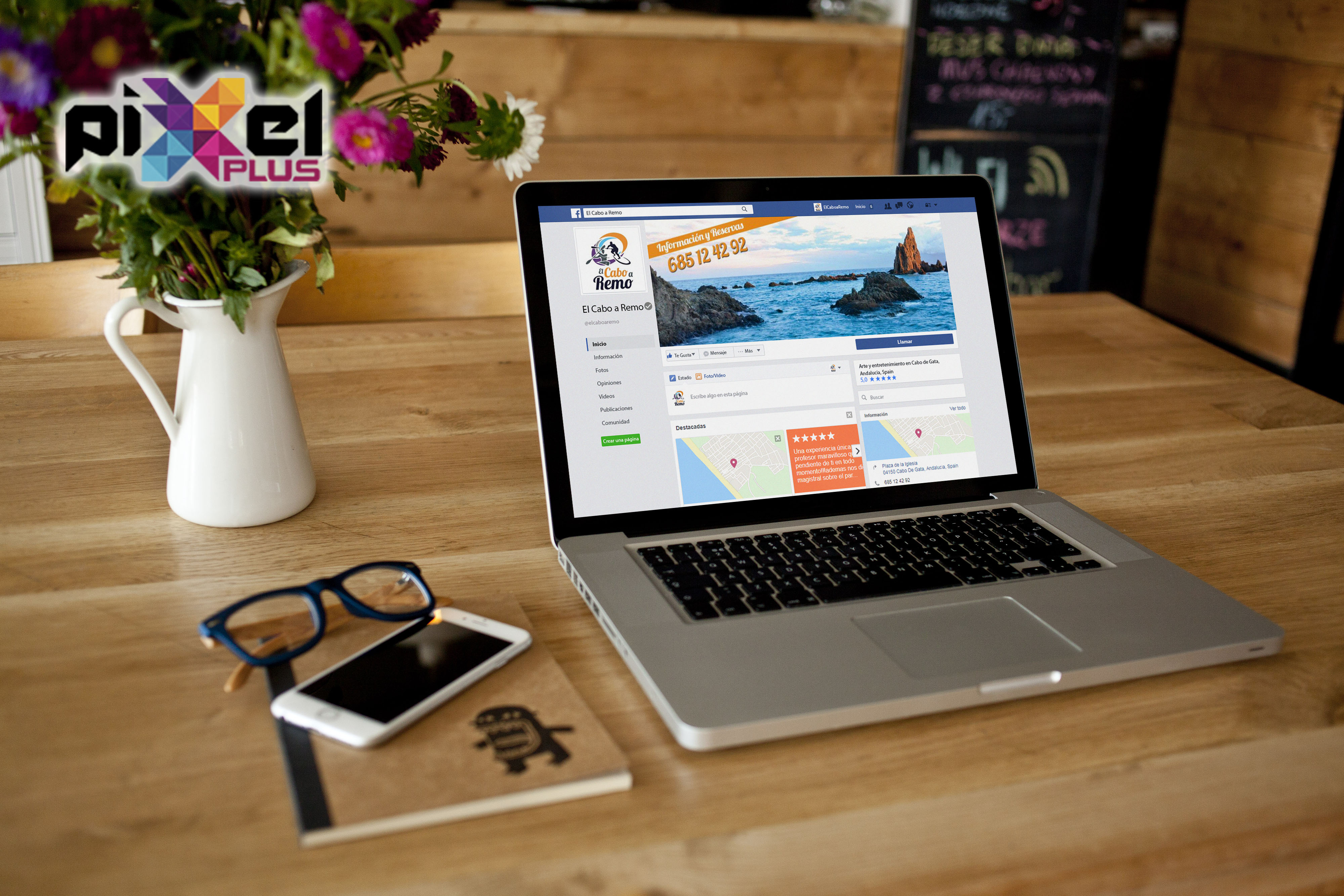 Portfolio de ";El Cabo a Remo, Marketing por Pixel Plus Estudio Gráfico"