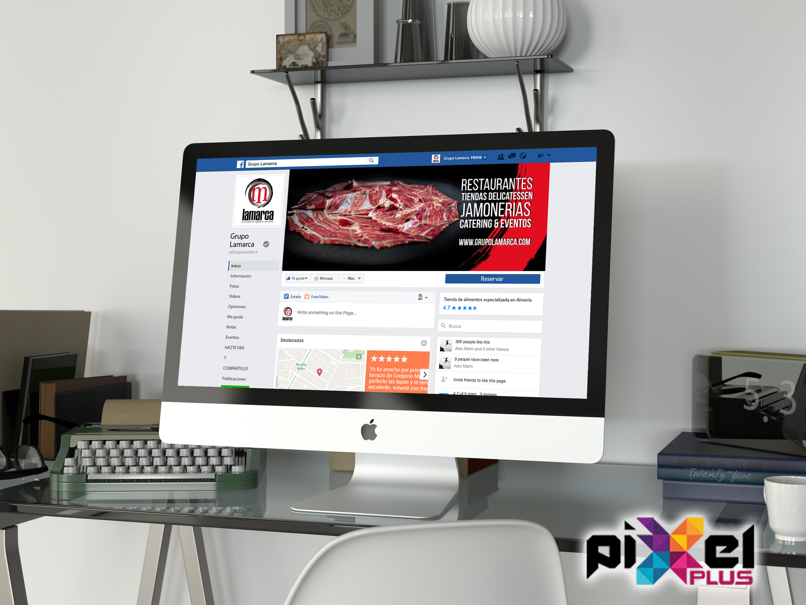 Portfolio de ";Lamarca, Marketing por Pixel Plus Estudio Gráfico"