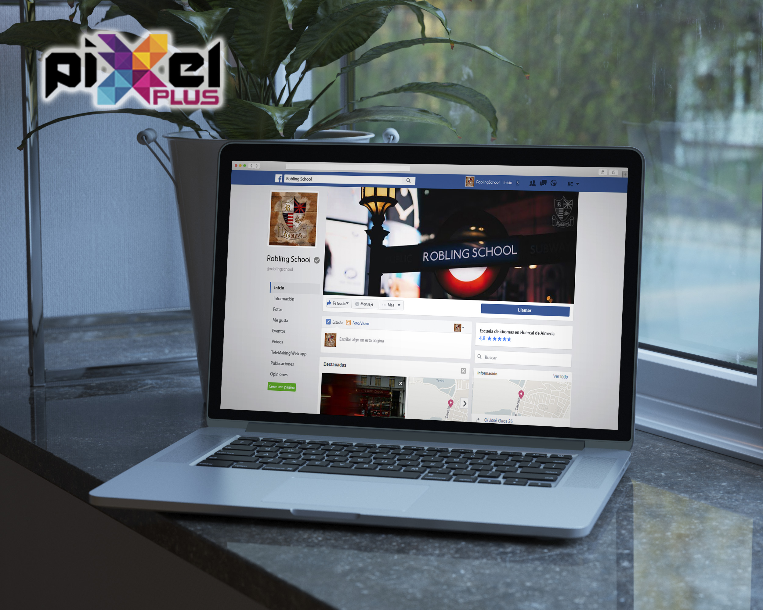 Portfolio de ";Robling School, Marketing por Pixel Plus Estudio Gráfico"