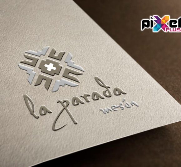 Diseño de logo y cartas Mesón La Parada