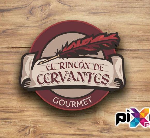 Diseño de Logotipo y rotulación "Bar El Rincón de Cervantes"